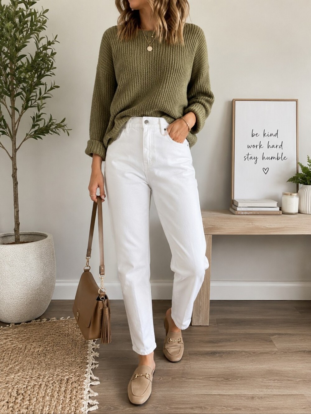 Zara White Jeans Mom Fit Size 12 NWT